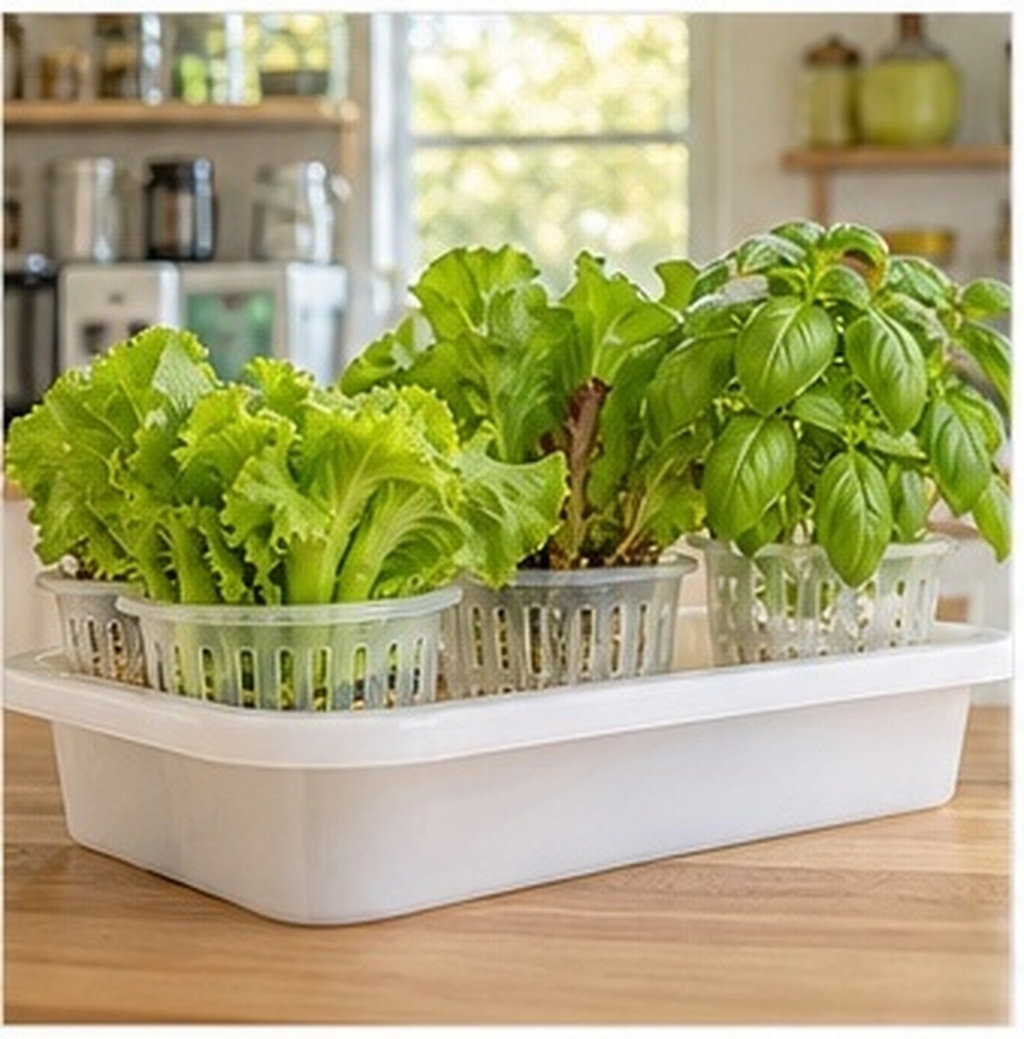 Plant Pot - 4 sztuki – wzmocnione, oddychające, plastikowe