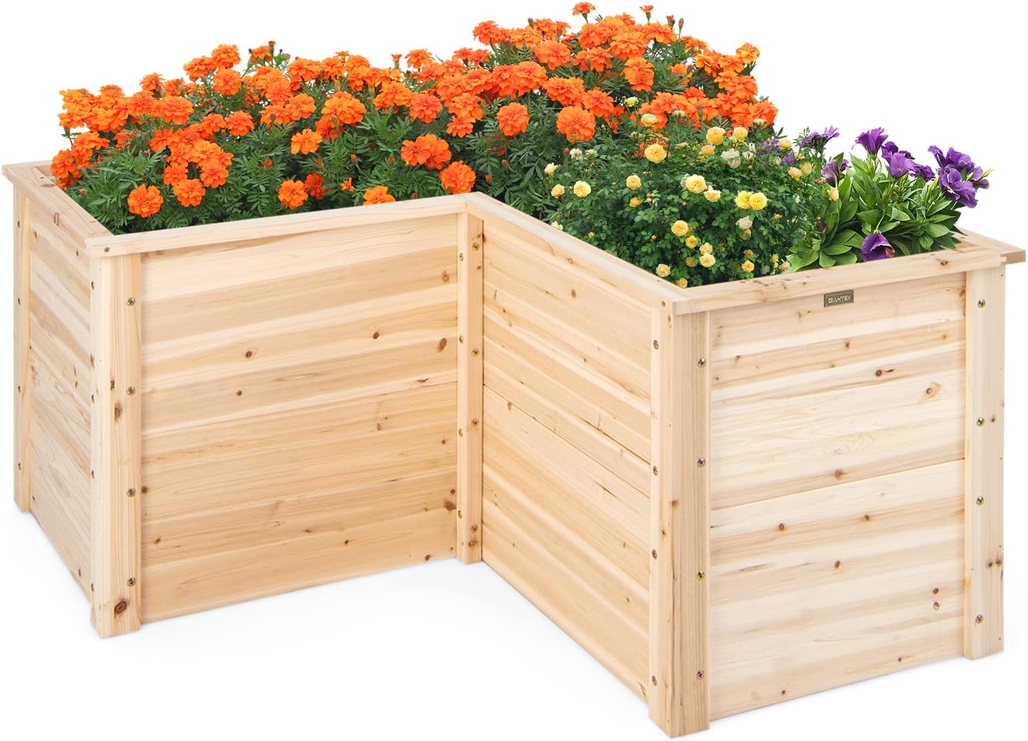 Raised Garden Bed - Zewnętrzna podwyższona grządka ogrodowa z litego