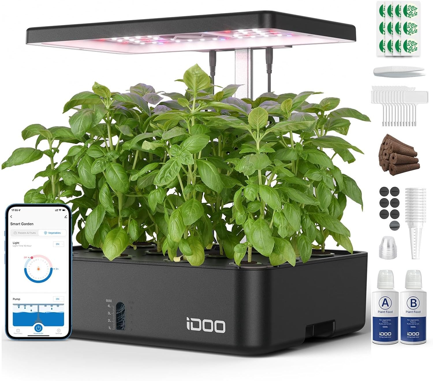 Hydroponic Kit - 12-komórkowy system hydroponiczny WiFi do uprawy
