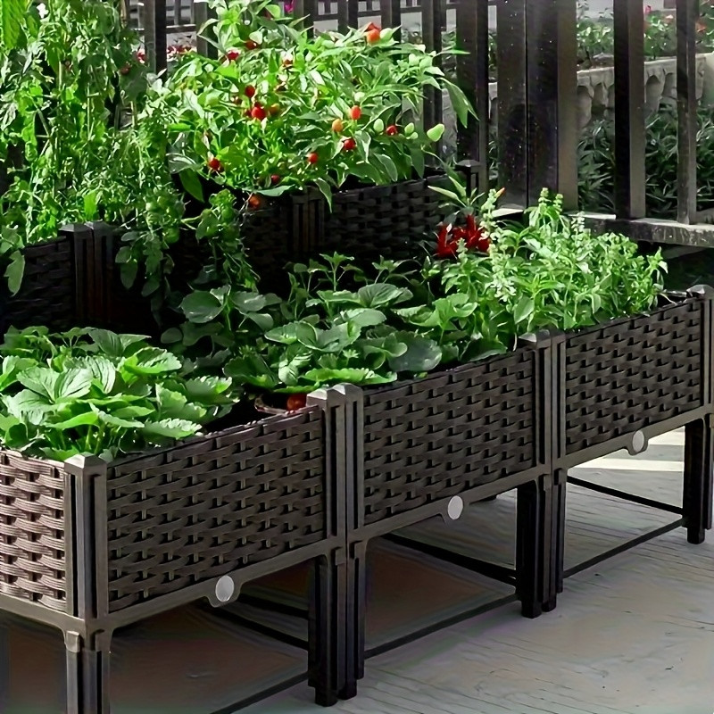 Self Watering Planter - Podwyższona grządka ogrodowa, wysokie skrzynie na