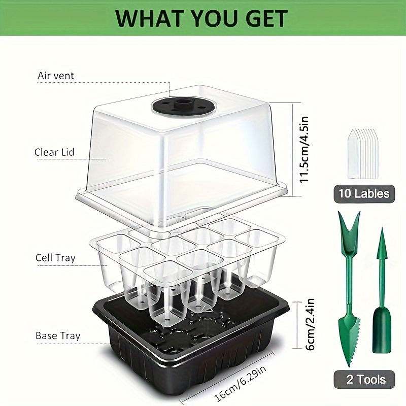 Zestaw 1/2/3 sztuk: Taca do ki – Seed Starter Tray recenzja i cena