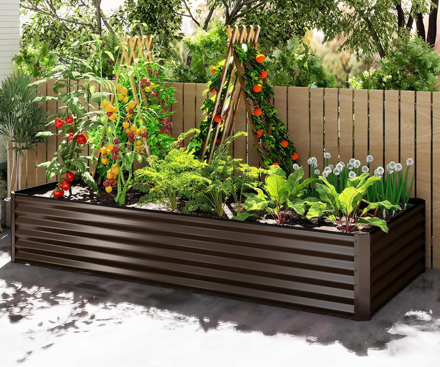 Zaolbrzydzone metalowe skrzyni – Raised Garden Bed recenzja i cena