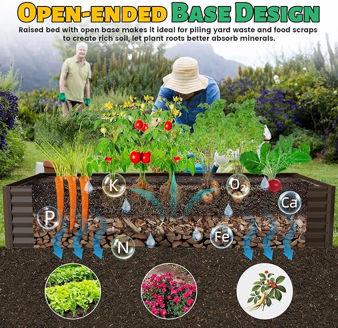 Zaolbrzydzone metalowe skrzyni – Raised Garden Bed recenzja i cena